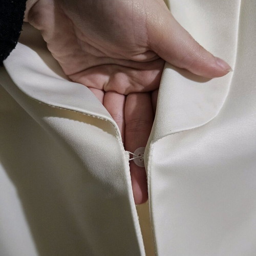 Cocktail blazer white size 38 new, handmade bespoke