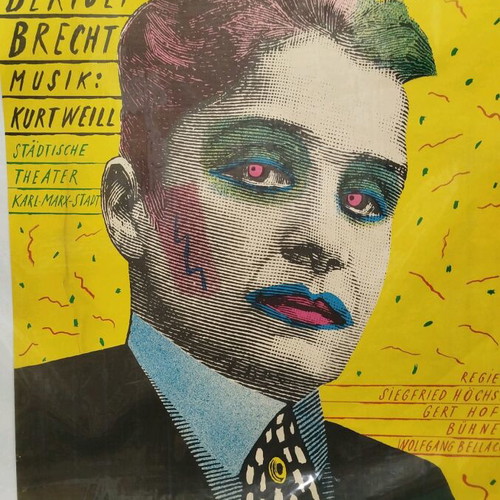 Collectible poster like new, The Threepenny Opera 58×81