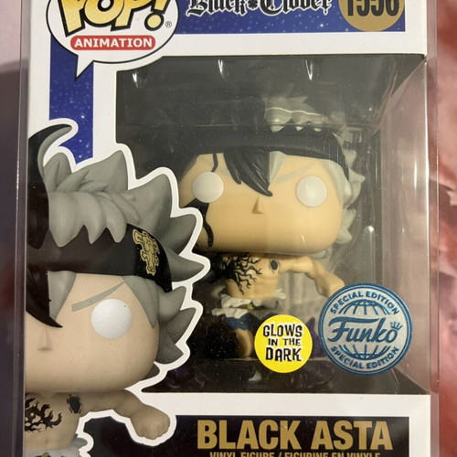 Funko Pop! Black Asta Glow in the Dark Special Edition