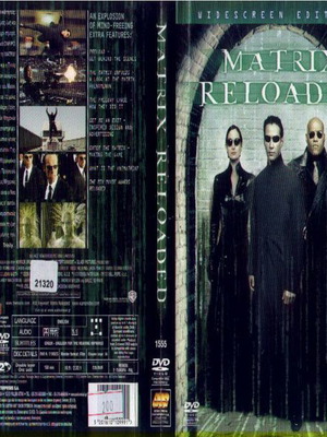 Matrix Reloaded DVD μεταχειρισμένο, επιστημονικής φαντασίας με υπότιτλους