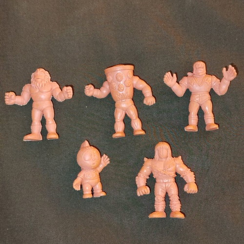 M.U.S.C.L.E. Men φιγούρες 1,5" σε χρώμα δέρματος μεταχειρισμένες, 5 τεμ.
