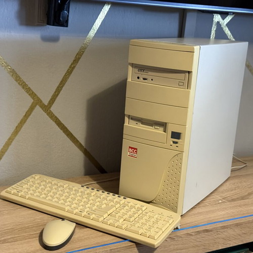 Retro PC Windows 1997/2000 gaming rig used, full setup
