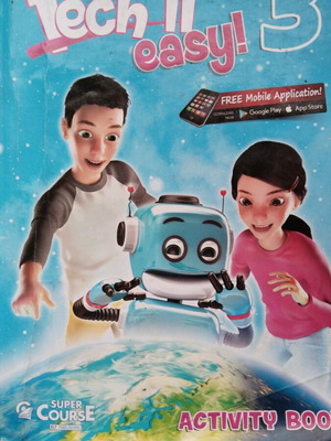 Tech It Easy 3 student book like new, activity book