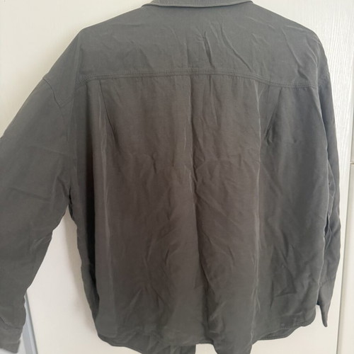 Zara button up shirt khaki size M like new