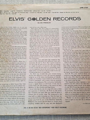 Elvis Presley Elvis' Golden Records LP μεταχειρισμένο, ροκ