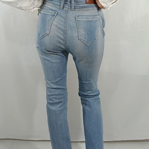 New Denim women’s high-waist skinny jeans used, light blue