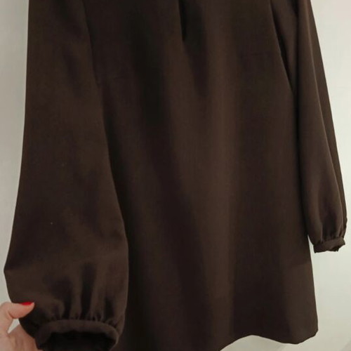 Zara dress brown medium length like new, size M