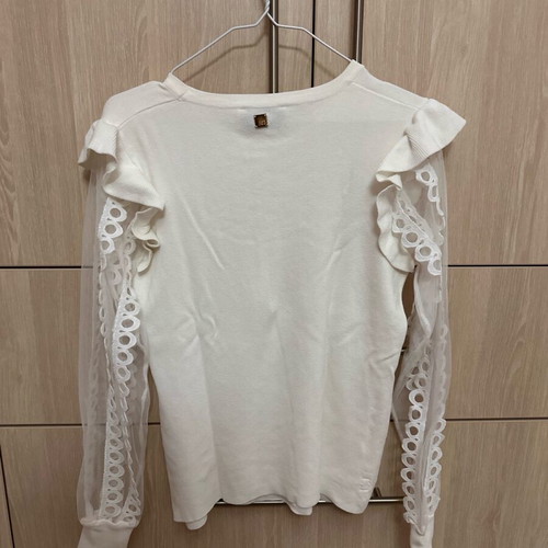 Bsb medium with transparent sleeves, like new, white