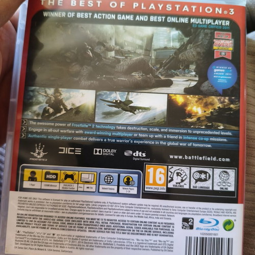 Battlefield 3 PS3 game used