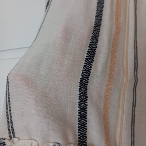 Funky Buddha beach dress like new, beige and brown, medium