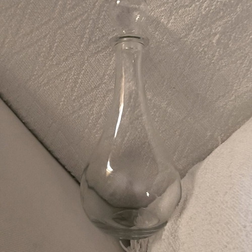 Glass carafe with stopper used, 1 liter