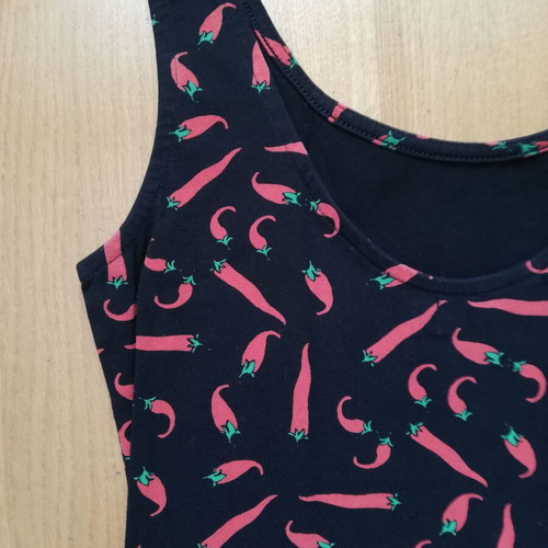 Tally Weijl sleeveless black dress with pepper pattern, like new, size 40