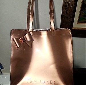 Ted Baker shopper's tote bag χρυσαφί
