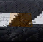  Портфейл Thomas Burberry, Черен кожен портфейл