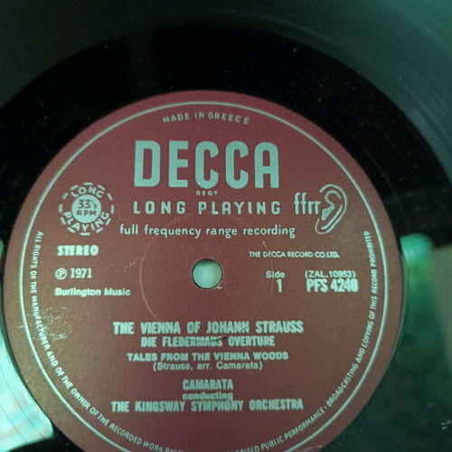 The Vienna Of Johann Strauss vinyl used