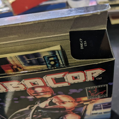 RoboCop Game Boy like new, American edition, complete