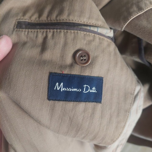 Massimo Dutti men's jacket size L like new, beige