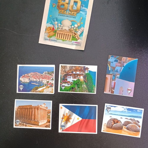 Around the World in 80 Days Sticker Pack 5 Pieces New
