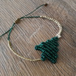 Macrame bracelet Christmas tree new