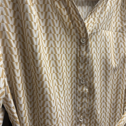 Mini dress like new, white and beige, size M