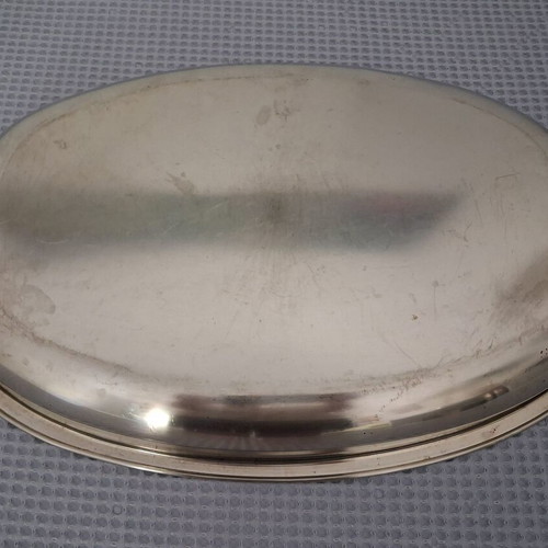 Stainless Steel Oval Deep Platter used