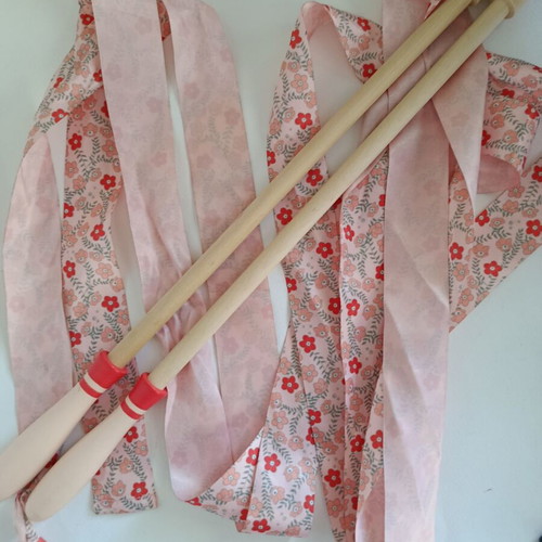 Rhythmic Gymnastics Ribbons pink like new