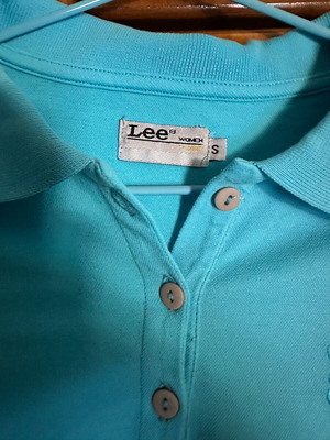 Lee poloshirt, turquoise blue, size S