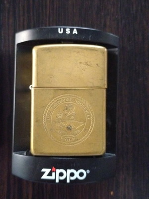 Zippo συλλεκτικός ορειχάλκινος αναπτήρας USS Theodore Roosevelt CVN-71 μεταχειρισμένος
