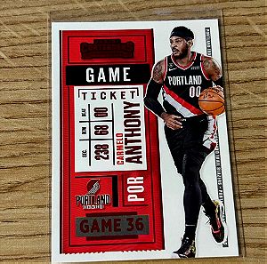 Κάρτα Carmelo Anthony Portland Blazers NBA Panini 2020-21