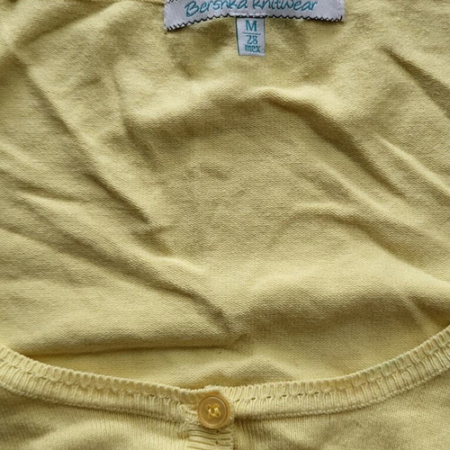 Vintage crop bolero jacket Bershka like new, yellow, size M