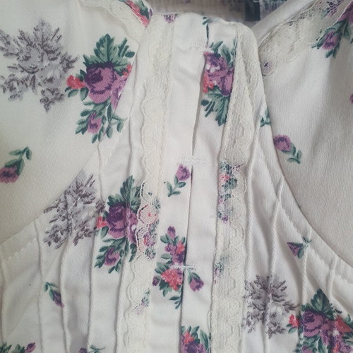 Zara top medium like new with chest support, multicolor