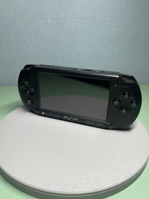 PSP console with games