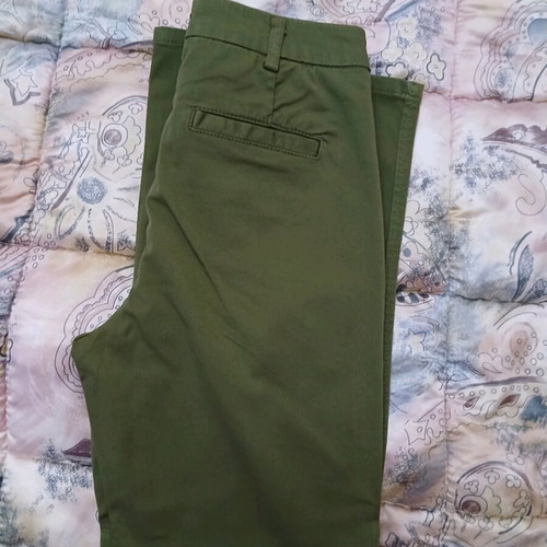 Benetton pants khaki used, size S