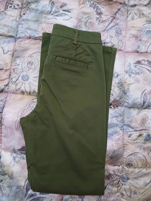 Benetton παντελόνι χακί μεταχειρισμένο, μέγεθος S
