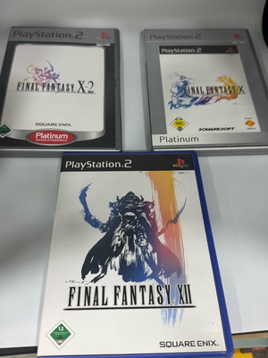 Final Fantasy for PlayStation 2 used, set of 3, German PAL version