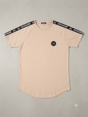 No Shame men's T-shirt beige, like new, size M