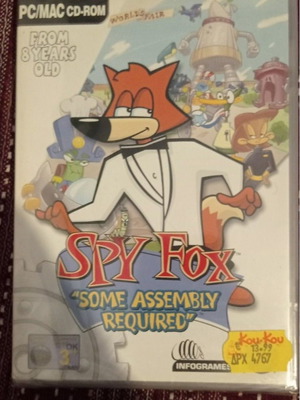 Spy Fox Some Assembly Required PC game καινούργιο, σφραγισμένο στη ζελατίνα