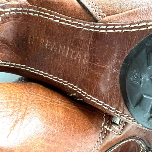 Hispanitas brown leather boots used