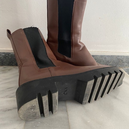 Mango women's brown ankle boots like new, size 40