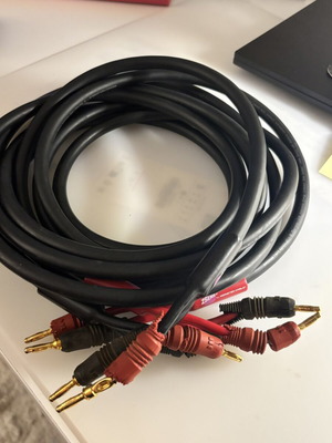Monster Cable Z1R Reference speaker cables used, 3m, banana plugs