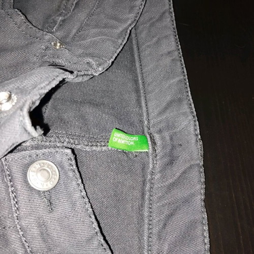 Benetton dark gray boys' jeans pants like new, size 2 XL
