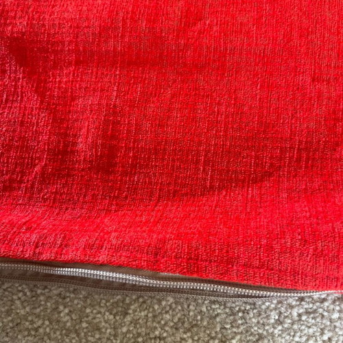 Decorative sofa pillow cover 40 x 40 used with zipper