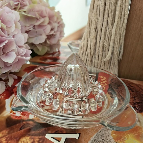 Glass citrus juicer