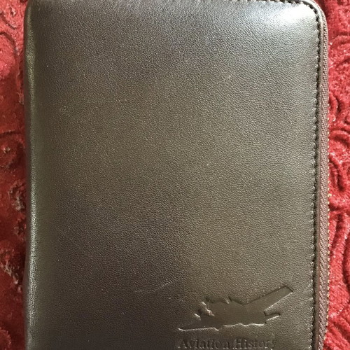 Aviation History Lufthansa wallet with zipper used
