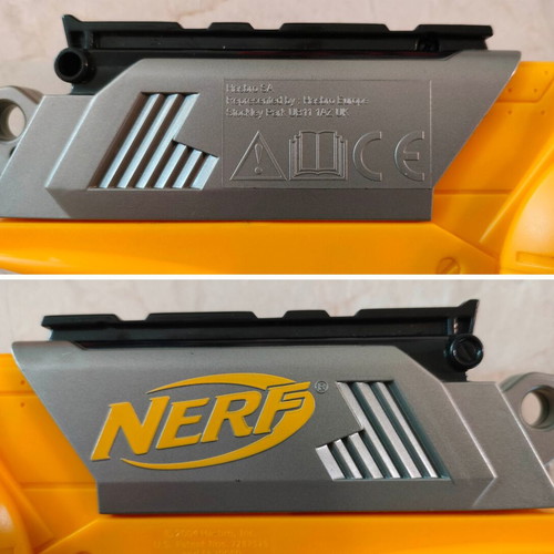 Nerf 2 pistols with 30 foam darts and Nerf Tornado Scream Super Soaker