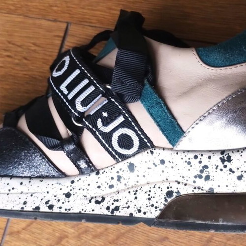 Liu Jo sneakers size 37 like new, black and beige