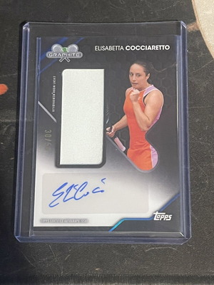 Elisabetta Cocciaretto Auto Numbered Card like new, limited to 50