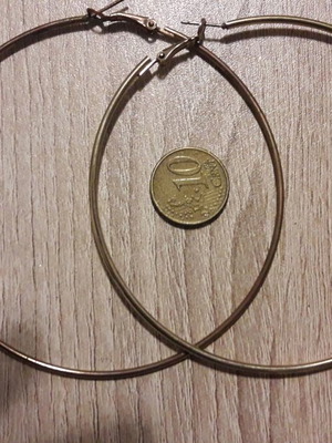 Hoop earrings used