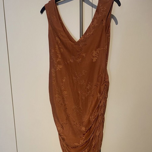 Nadia Rapti Mini Dress like new, fitted with ruching and built-in bodysuit