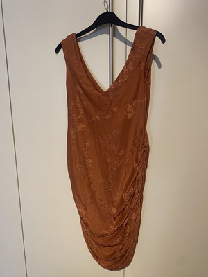 Nadia Rapti Mini Dress like new, fitted with ruching and built-in bodysuit